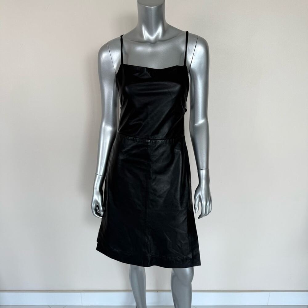 REMAIN women leather dress size 4 US Retail 650$
